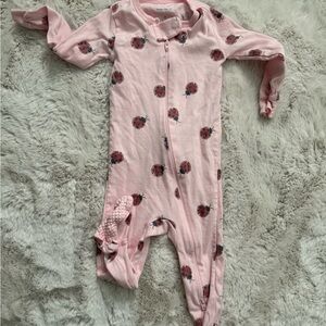 12 months Ladybug Sleeper w/ Double Zipper